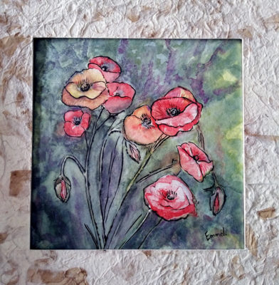 aquarelle 21 - emmel - Fleurs et textures végétales